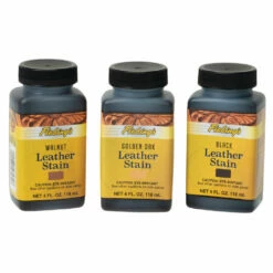 Fiebing's Leather Stain, 4 Oz. -Leather Goods Sales Shop 50 4491 BK 6