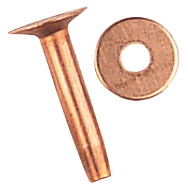 1335 #12 Solid Flat Head Rivets With Burrs 1 1335 #12 Solid Flat Head Rivets With Burrs