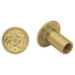 #D5041 Chicago Screws, Floral, Post Only 5 #D5041 Chicago Screws, Floral, Post Only -Leather Goods Sales Shop 51027 1