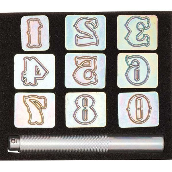 3/4" Number Stamping Set 1 3/4" Number Stamping Set