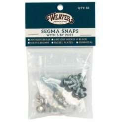 10-Pack Of #2205 Segma Snaps -Leather Goods Sales Shop 52676 1