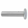 100-Pack Of #104 Tubular Rivets, Nickel Plated