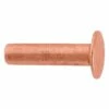 100 Pack Of #104 Tubular Rivets, Copper