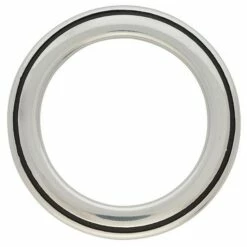 Jeremiah Watt Smooth And Grooved Breast Collar Ring, 2"