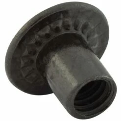 #D5047 Chicago Screws, Post Only, Black, 1/4"