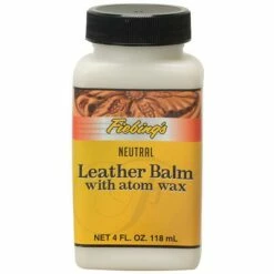 Fiebing's Leather Balm With Atom Wax, Neutral, 4 Oz.