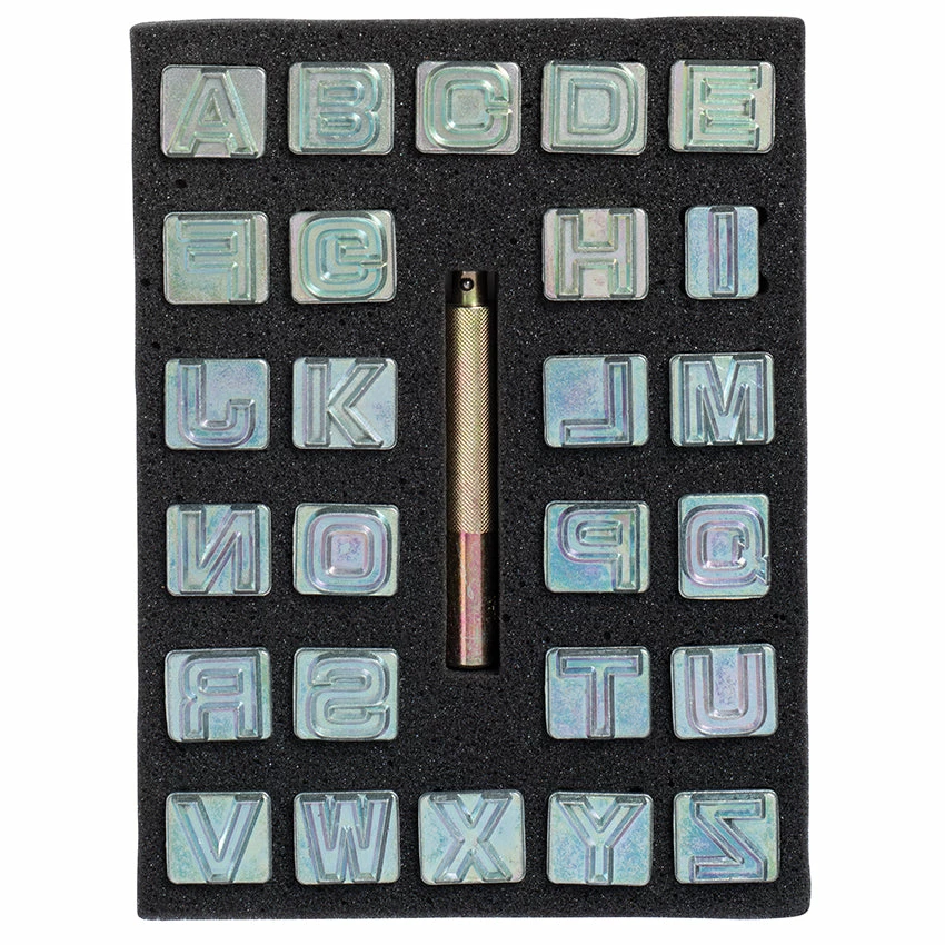 Block Alphabet Stamping Set, 3/4" 1 Block Alphabet Stamping Set, 3/4"
