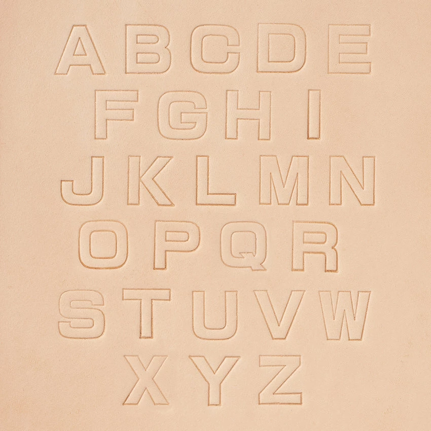 Block Alphabet Stamping Set, 3/4" 2 Block Alphabet Stamping Set, 3/4" - Image 2