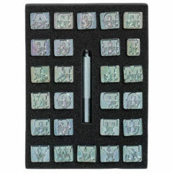 Leather Art Alphabet Stamping Set, 3/4"