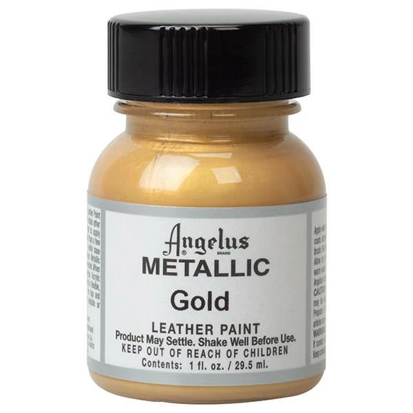 Angelus® Metallic Leather Paint, 1 Oz. 2 Angelus® Metallic Leather Paint, 1 Oz. - Image 2