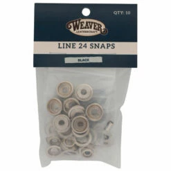 10-Pack Of 4P Durable Snaps -Leather Goods Sales Shop 77 7140 BK 1rev