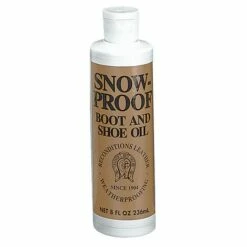 Snow Proof Boot And Shoe Oil, 8 Oz.