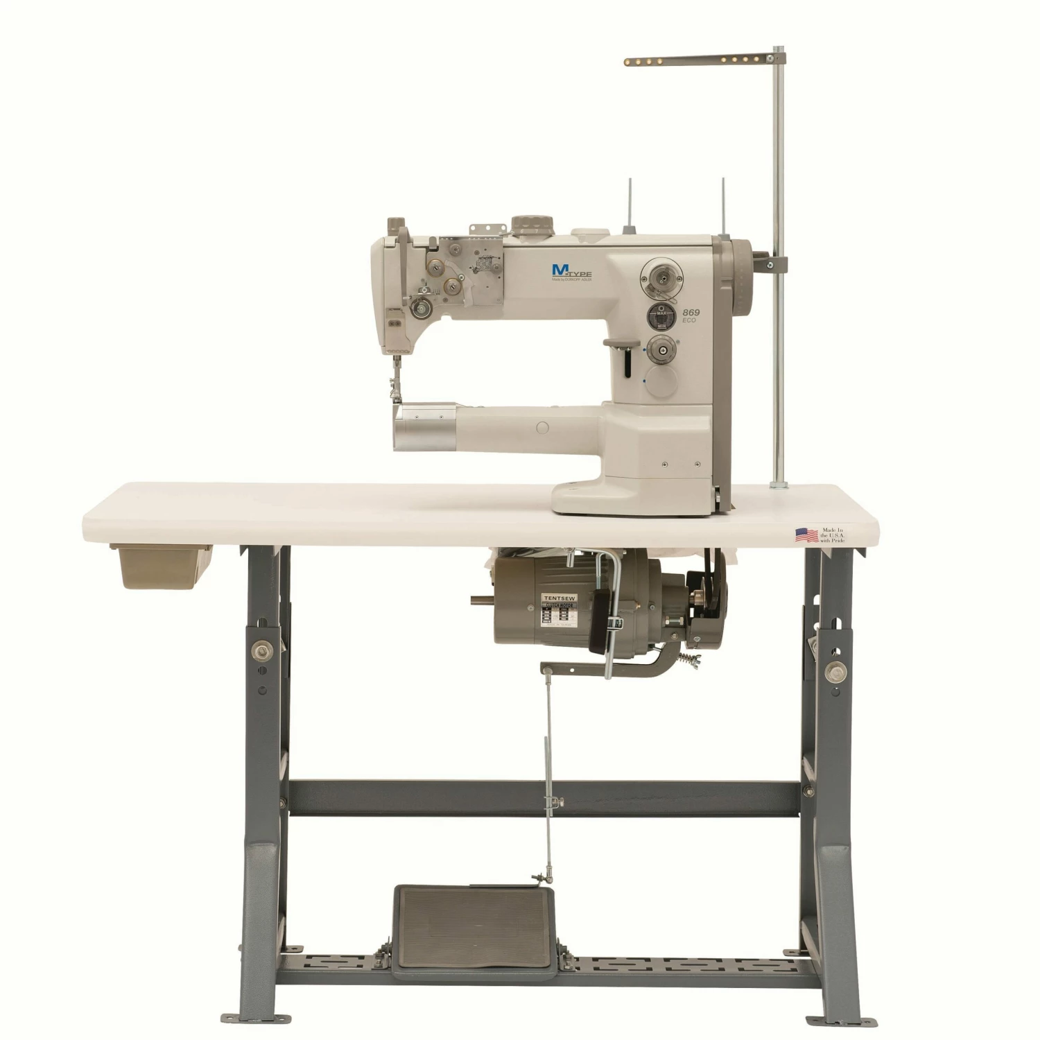 Adler 869 Cylinder Arm Sewing Machine, Complete With Stand 1 Adler 869 Cylinder Arm Sewing Machine, Complete With Stand