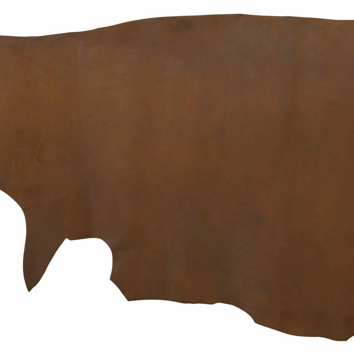 Matte Chrome Tanned Water Buffalo Leather, 5-6 Oz., Bark Brown 4 Matte Chrome Tanned Water Buffalo Leather, 5-6 Oz., Bark Brown - Image 4