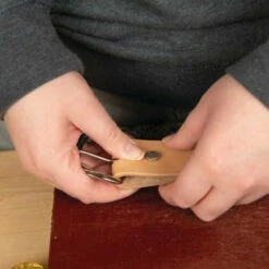 #D5038 Chicago Screws With Floral Design -Leather Goods Sales Shop D5038 NB 1 4 3