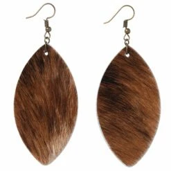 Hair-On Hide Cowhide, 3 To 4 Oz. -Leather Goods Sales Shop HairOnHideEarRing acopy