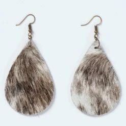 Hair-On Hide Cowhide, 3 To 4 Oz. -Leather Goods Sales Shop HairOnHideEarRing bcopy