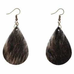 Hair-On Hide Cowhide, 3 To 4 Oz. -Leather Goods Sales Shop HairOnHideEarRing ccopy