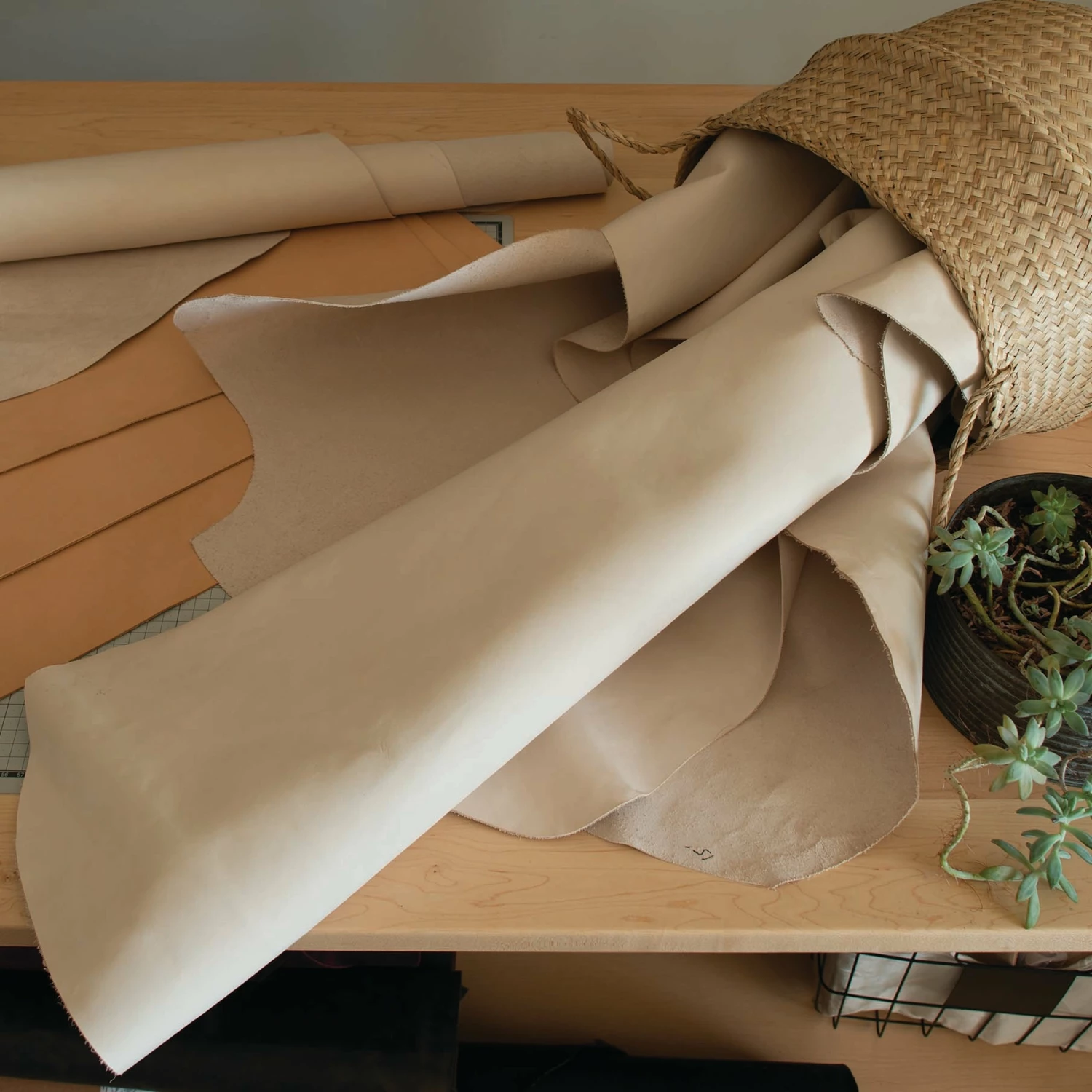 Kipskin Leather, Veg Tanned, 2/3 Oz. 4 Kipskin Leather, Veg Tanned, 2/3 Oz. - Image 4