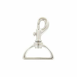 1 1/2" Nickel, Bolt Swivel Snap Hook, Zinc Alloy, #P-1753-NP