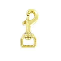 3/4" Brass, Bolt Swivel Snap Hook, Solid Brass, #P-1929