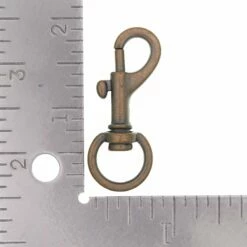 1/2" Antique Brass, Bolt Swivel Snap Hook, Zinc Alloy, #P-1801-ANTB -Leather Goods Sales Shop ohio travel bag 1 2 antique brass bolt swivel snap hook zinc alloy p 1801 antb p 1801 antb 29845767520455 b93681c6 8152 4395 b7f2 e130de4b4690