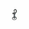 1/2" Matte Black, Bolt Swivel Snap Hook, Solid Brass, #P-1923-BLK