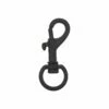 1/2" Matte Black, Bolt Swivel Snap Hook, Zinc Alloy, #P-1801-BLK