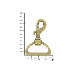 1 1/2" Antique Brass, Bolt Swivel Snap Hook, Zinc Alloy, #P-1753-ANTB -Leather Goods Sales Shop ohio travel bag swivel snaps 1 1 2 antique brass bolt swivel snap hook zinc alloy pk4 p 1753 antb p 1753 antb 38463862603999 1080xcopy