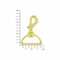 1 1/2" Brass, Bolt Swivel Snap Hook, Zinc Alloy, #P-1753-BP -Leather Goods Sales Shop ohio travel bag swivel snaps 1 1 2 brass bolt swivel snap hook zinc alloy p 1753 bp p 1753 bp 38114974040287 1080xcopy