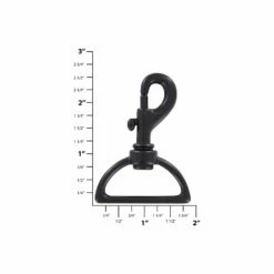 1 1/2" Matte Black, Bolt Swivel Snap Hook, Zinc Alloy, #P-1753-BLK -Leather Goods Sales Shop ohio travel bag swivel snaps 1 1 2 matte black bolt swivel snap hook zinc alloy p 1753 blk p 1753 blk 38263533142239 1080xcopy