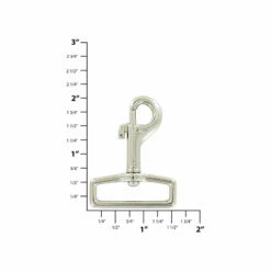 1 1/4" Nickel, Bolt Swivel Snap, Zinc Alloy, #P-1573-NP -Leather Goods Sales Shop ohio travel bag swivel snaps 1 1 4 nickel bolt swivel snap zinc alloy p 1573 np p 1573 np 29776794222791 1080xcopy