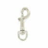 1/2" Shiny Nickel, Bolt Swivel Snap Hook, Malleable Iron, #C-1041-1-2