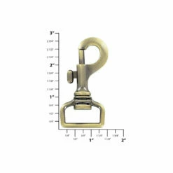 1" Antique Brass, Bolt Swivel Snap Hook, Zinc Alloy, #P-1032-ANTB -Leather Goods Sales Shop ohio travel bag swivel snaps 1 antique brass bolt swivel snap hook zinc alloy p 1032 antb p 1032 antb 30377544319175 1080xcopy