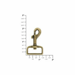 1" Antique Brass, Bolt Swivel Snap Hook, Zinc Alloy, #P-1572-ANTB -Leather Goods Sales Shop ohio travel bag swivel snaps 1 antique brass bolt swivel snap hook zinc alloy p 1572 antb p 1572 antb 38160167174367 1080xcopy