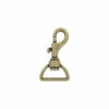1" Antique Brass, Bolt Swivel Snap Hook, Zinc Alloy, #P-2106-ANTB