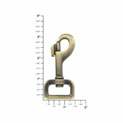 1" Antique Brass, Bolt Swivel Snap Hook, Zinc Alloy, #P-3134-ANTB -Leather Goods Sales Shop ohio travel bag swivel snaps 1 antique brass bolt swivel snap hook zinc alloy p 3134 antb p 3134 antb 30714518077639 1080xcopy