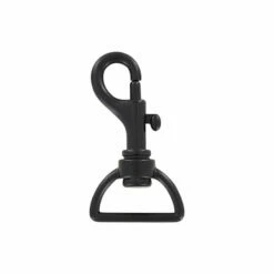 1" Matte Black, Bolt Swivel Snap Hook, Zinc Alloy, #P-2106-BLK