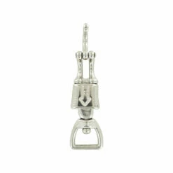 1" Nickel, Artisan Swivel Panic Snap Hook, Malleable Iron, #P-2379 -Leather Goods Sales Shop ohio travel bag swivel snaps 1 nickel artisan swivel panic snap hook malleable iron p 2379 p 2379 30376907899079copy