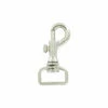 1" Shiny Nickel, Bolt Swivel Snap Hook, Zinc Alloy, #P-1032-NP
