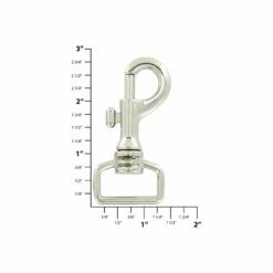 1" Shiny Nickel, Bolt Swivel Snap Hook, Zinc Alloy, #P-1032-NP -Leather Goods Sales Shop ohio travel bag swivel snaps 1 nickel bolt swivel snap hook zinc alloy p 1032 np p 1032 np 31180575244487 1080xcopy