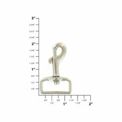 1" Nickel, Bolt Swivel Snap Hook, Zinc Alloy, #P-1572-NP -Leather Goods Sales Shop ohio travel bag swivel snaps 1 nickel bolt swivel snap hook zinc alloy p 1572 np p 1572 np 30377684664519 900xcopy