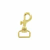 1" Shiny Gold, Bolt Swivel Snap Hook, Zinc Alloy, #P-1032-GOLD