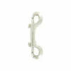 3 1/2" Nickel, Double End Bolt Snap Hook, Zinc Alloy, #P-2368