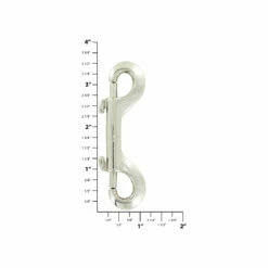 3 1/2" Nickel, Double End Bolt Snap Hook, Zinc Alloy, #P-2368 10 3 1/2" Nickel, Double End Bolt Snap Hook, Zinc Alloy, #P-2368 -Leather Goods Sales Shop ohio travel bag swivel snaps 3 1 2 nickel double snap hook zinc alloy p 2368 p 2368 30377680666823 1080xcopy