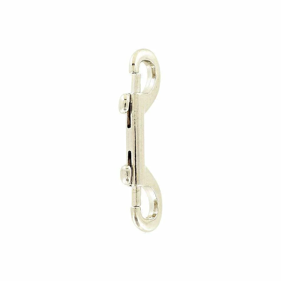 3 1/2" Nickel, Double End Bolt Snap Hook, Zinc Alloy, #P-2368 6 3 1/2" Nickel, Double End Bolt Snap Hook, Zinc Alloy, #P-2368 - Image 6