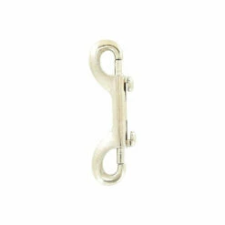 3 1/2" Nickel, Double End Bolt Snap Hook, Zinc Alloy, #P-2368 12 3 1/2" Nickel, Double End Bolt Snap Hook, Zinc Alloy, #P-2368 -Leather Goods Sales Shop ohio travel bag swivel snaps 3 1 2 nickel double snap hook zinc alloy p 2368 p 2368 30377680797895 1080xcopy