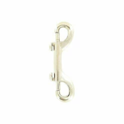 3 1/2" Nickel, Double End Bolt Snap Hook, Zinc Alloy, #P-2368 11 3 1/2" Nickel, Double End Bolt Snap Hook, Zinc Alloy, #P-2368 -Leather Goods Sales Shop ohio travel bag swivel snaps 3 1 2 nickel double snap hook zinc alloy p 2368 p 2368 30656896663751 1080xcopy