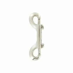 3 1/2" Nickel, Double End Bolt Snap Hook, Zinc Alloy, #P-2368 9 3 1/2" Nickel, Double End Bolt Snap Hook, Zinc Alloy, #P-2368 -Leather Goods Sales Shop ohio travel bag swivel snaps 3 1 2 nickel double snap hook zinc alloy p 2368 p 2368 30656897581255 1080xcopy