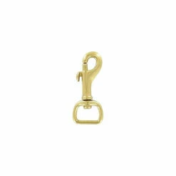 3/4" Brass, Bolt Swivel Snap Hook, Solid Brass, #C-1598-SB